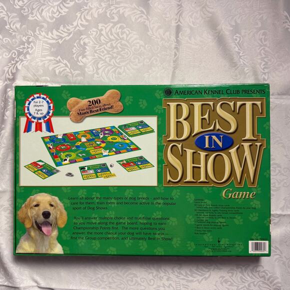 American Kennel Club Best in Show Board Game Complete iPlay Gift Dogs Family Fun - Picture 3 of 3